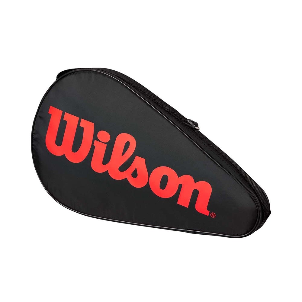 FUNDA WILSON PADEL COVER NEGRO ROJO