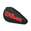 FUNDA WILSON PADEL COVER NEGRO ROJO