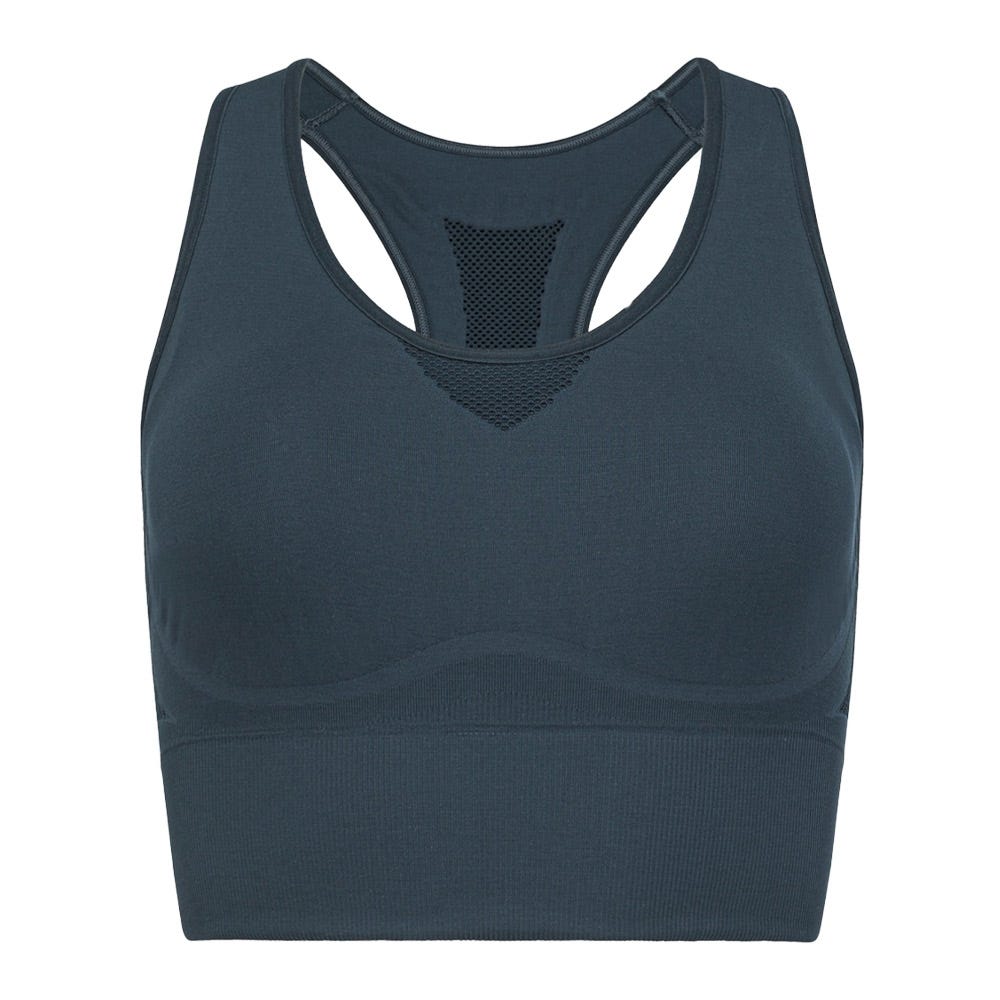 SUJETADOR HEAD FLEX SEAMLESS MUJER AZUL MARINO