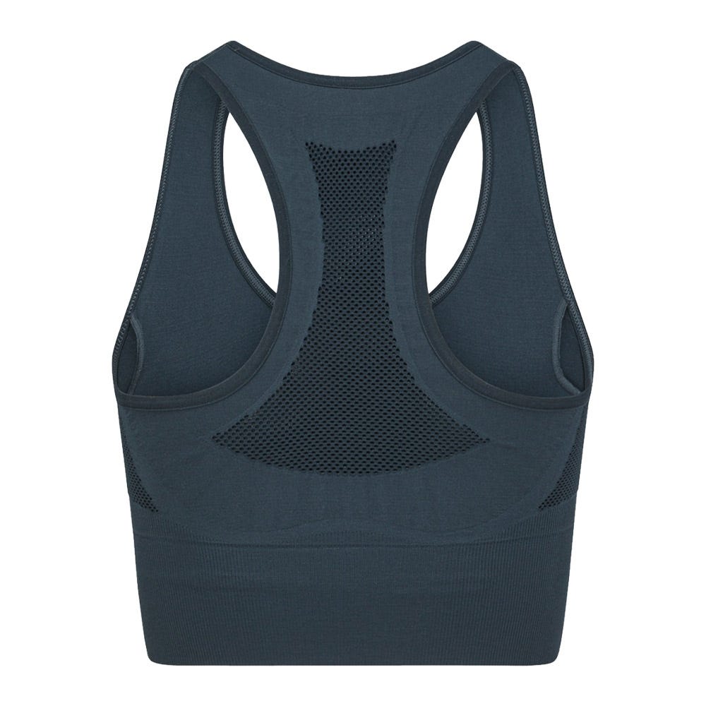 SUJETADOR HEAD FLEX SEAMLESS MUJER AZUL MARINO