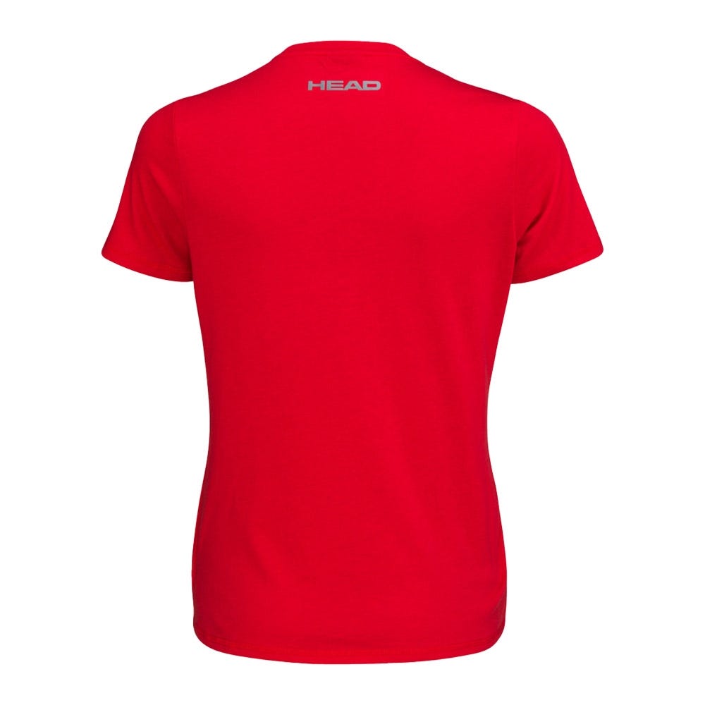 CAMISETA HEAD CLUB BASIC MUJER ROJO