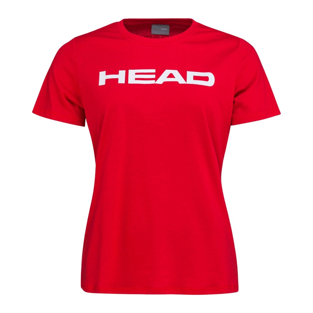 CAMISETA HEAD CLUB BASIC MUJER ROJO