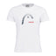 CAMISETA HEAD CLUB LARA MUJER BLANCO