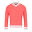 JERSEY HEAD V-NECK CORAL