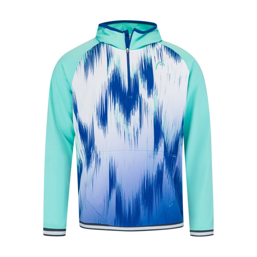 SUDADERA HEAD TOPSPIN HOODIE AZUL TURQUESA