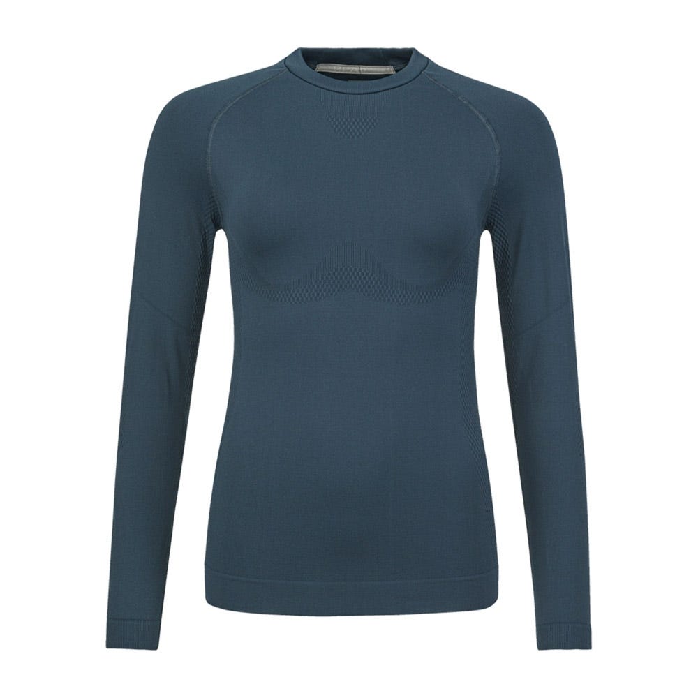 CAMISETA DE MANGA LARGA HEAD FLEX SEAMLESS MUJER AZUL MARINO