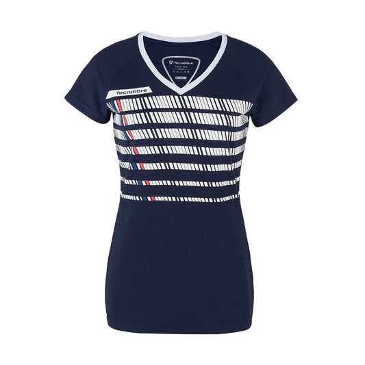 CAMISETA TECNIFIBRE F2 NIÑA AZUL MARINO