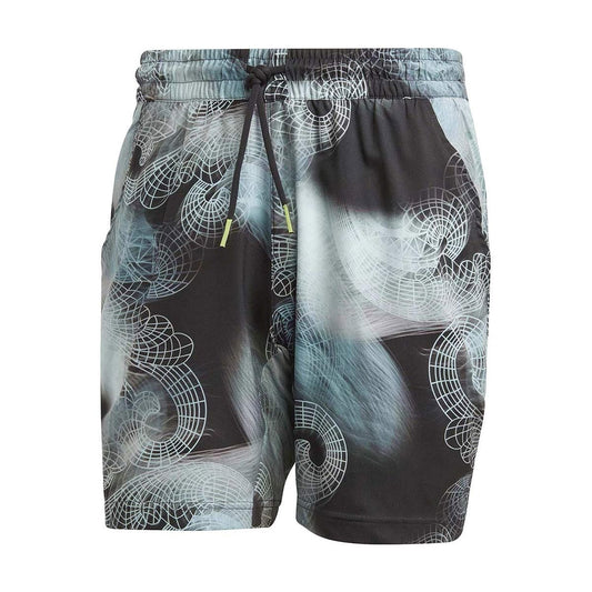PANTALÓN CORTO ADIDAS PRINTED ERGO BLANCO
