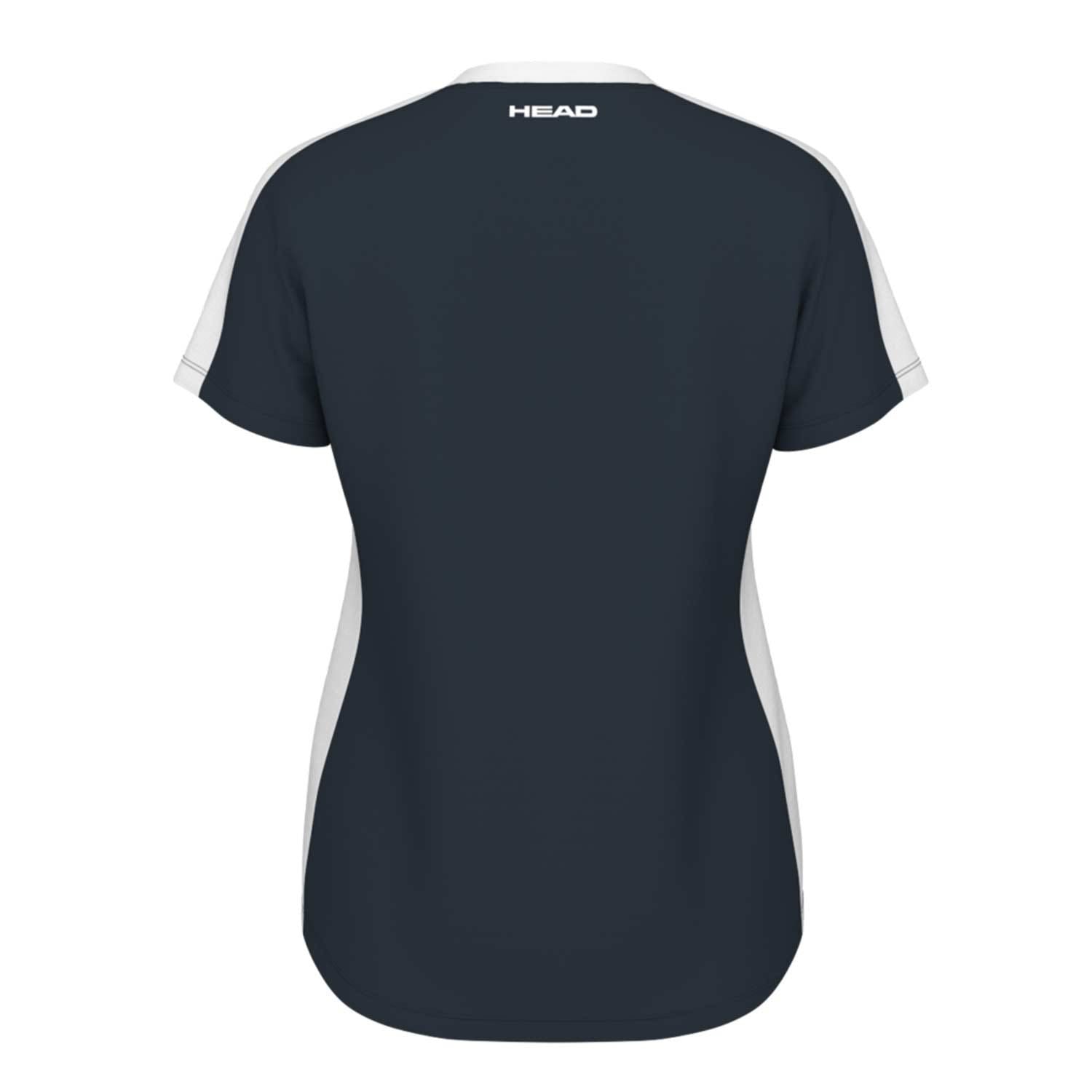 CAMISETA HEAD TIE-BREAK T-SHIRT 814644 MUJER AZUL MARINO