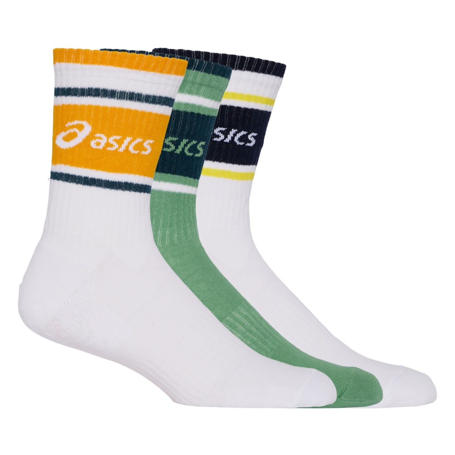PACK 3 CALCETINES ASICS LOGO CREW GRIS