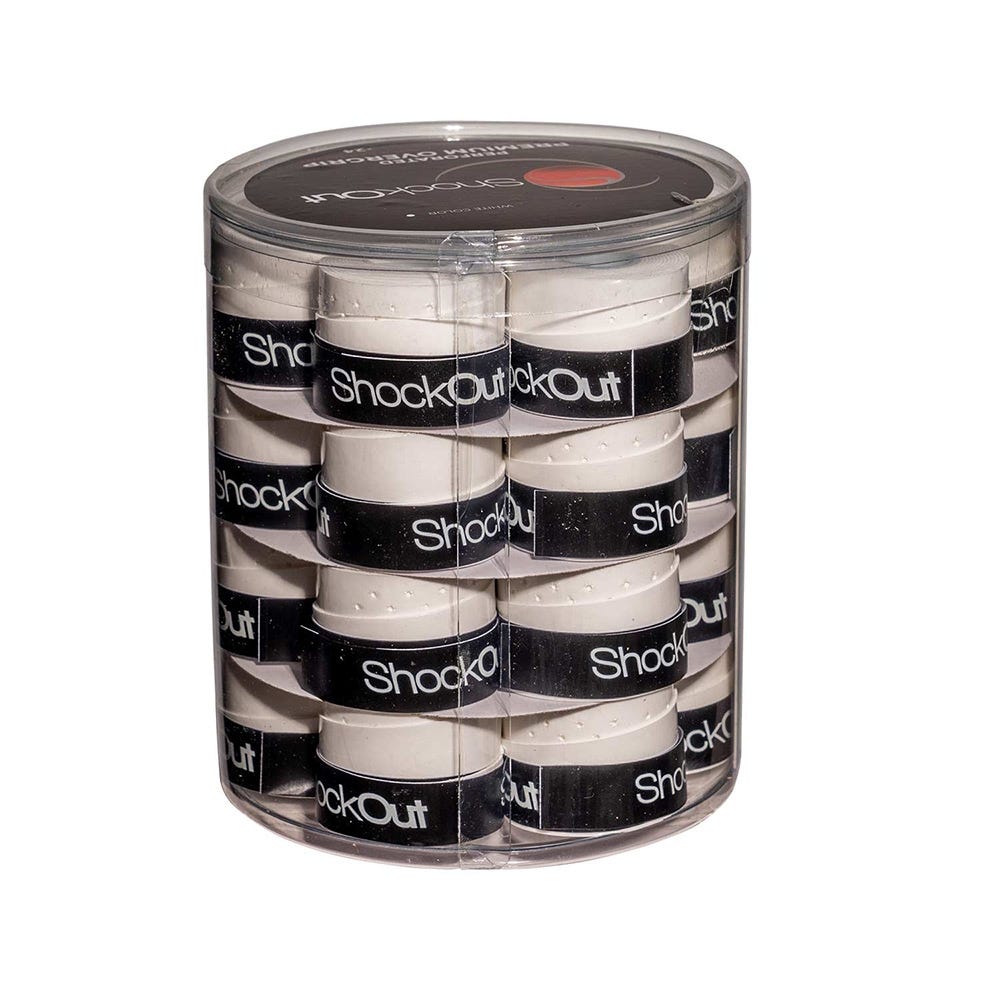 TAMBOR SHOCKOUT X24 OVERGRIPS PREMIUM BLANCO PERFORADO 100-0050