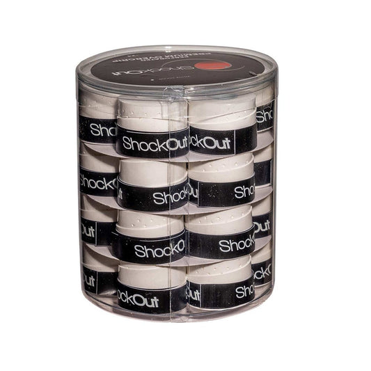 TAMBOR SHOCKOUT X24 OVERGRIPS PREMIUM BLANCO PERFORADO 100-0050