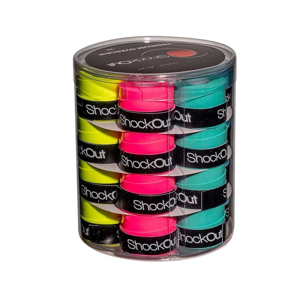 TAMBOR SHOCKOUT X24 OVERGRIPS PREMIUM MULTICOLOR LISO