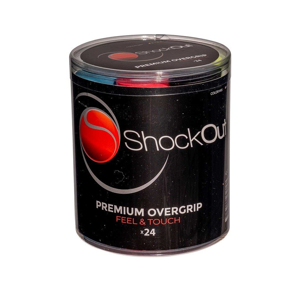 TAMBOR SHOCKOUT X24 OVERGRIPS PREMIUM MULTICOLOR LISO