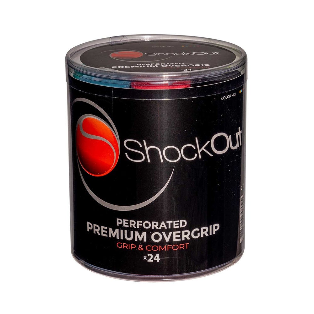 TAMBOR SHOCKOUT X24 OVERGRIPS PREMIUM MULTICOLOR PERFORADO