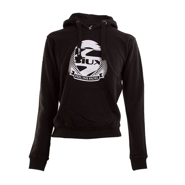 SUDADERA SIUX CLASSIC NEW NEGRA JUNIOR NEGRO