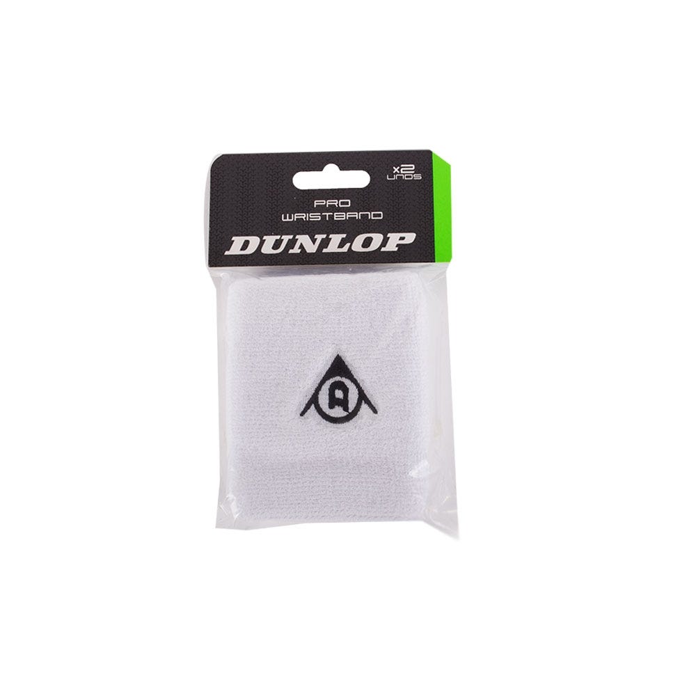MUÑEQUERA DUNLOP PRO X2 BLANCO