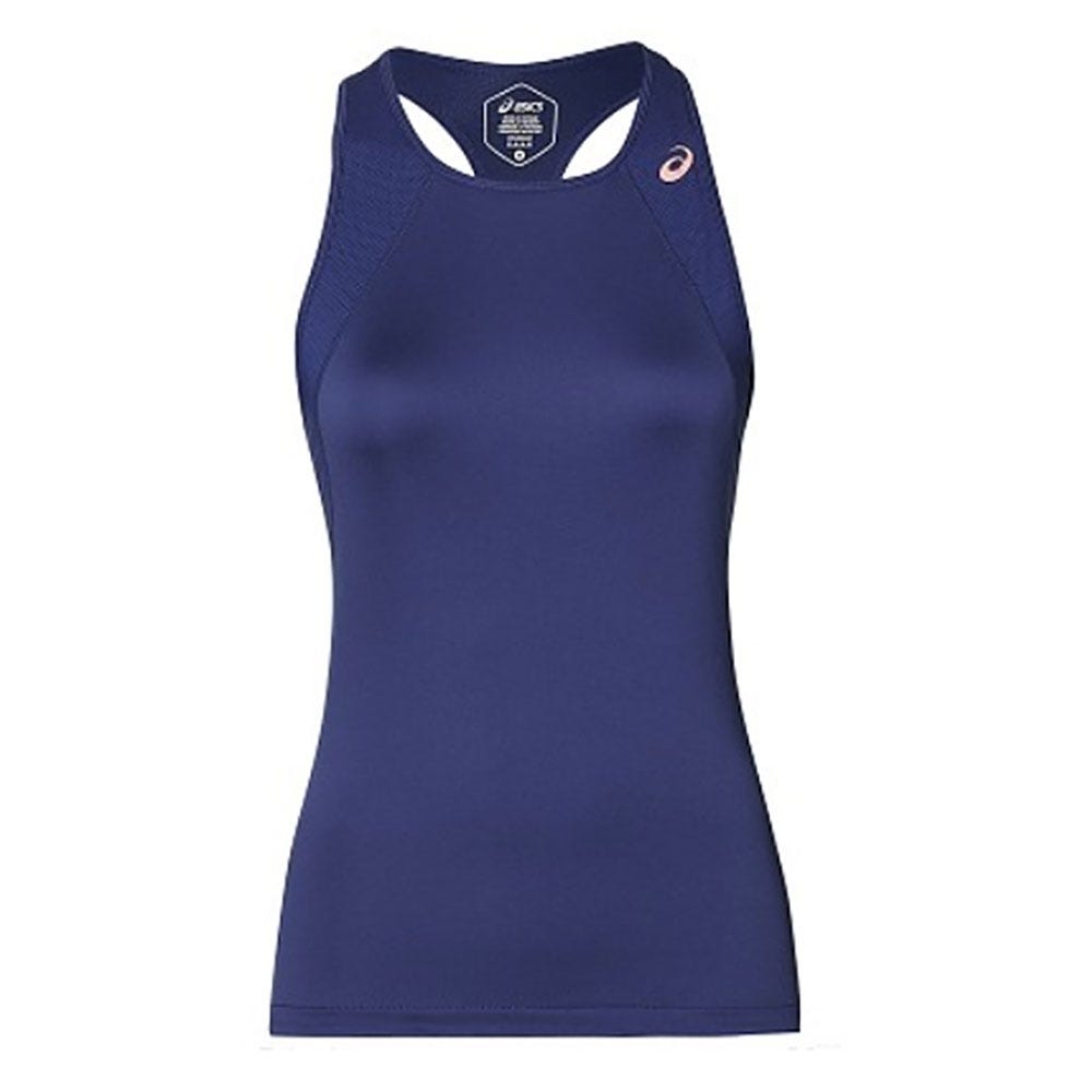 CAMISETA ASICS CLUB TANK TOP AZUL MARINO MUJER