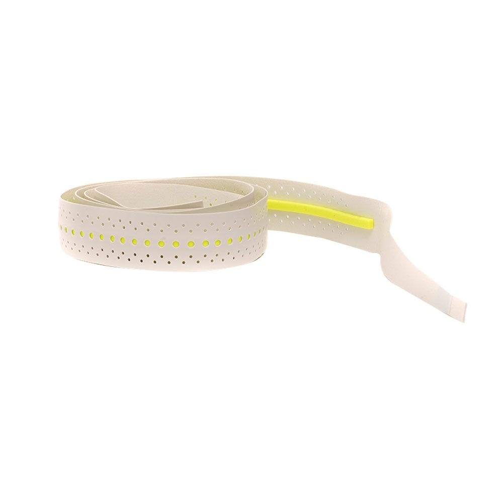 SHOCKOUT DUAL PRO GRIP Y OVERGRIP BLANCO AMARILLO