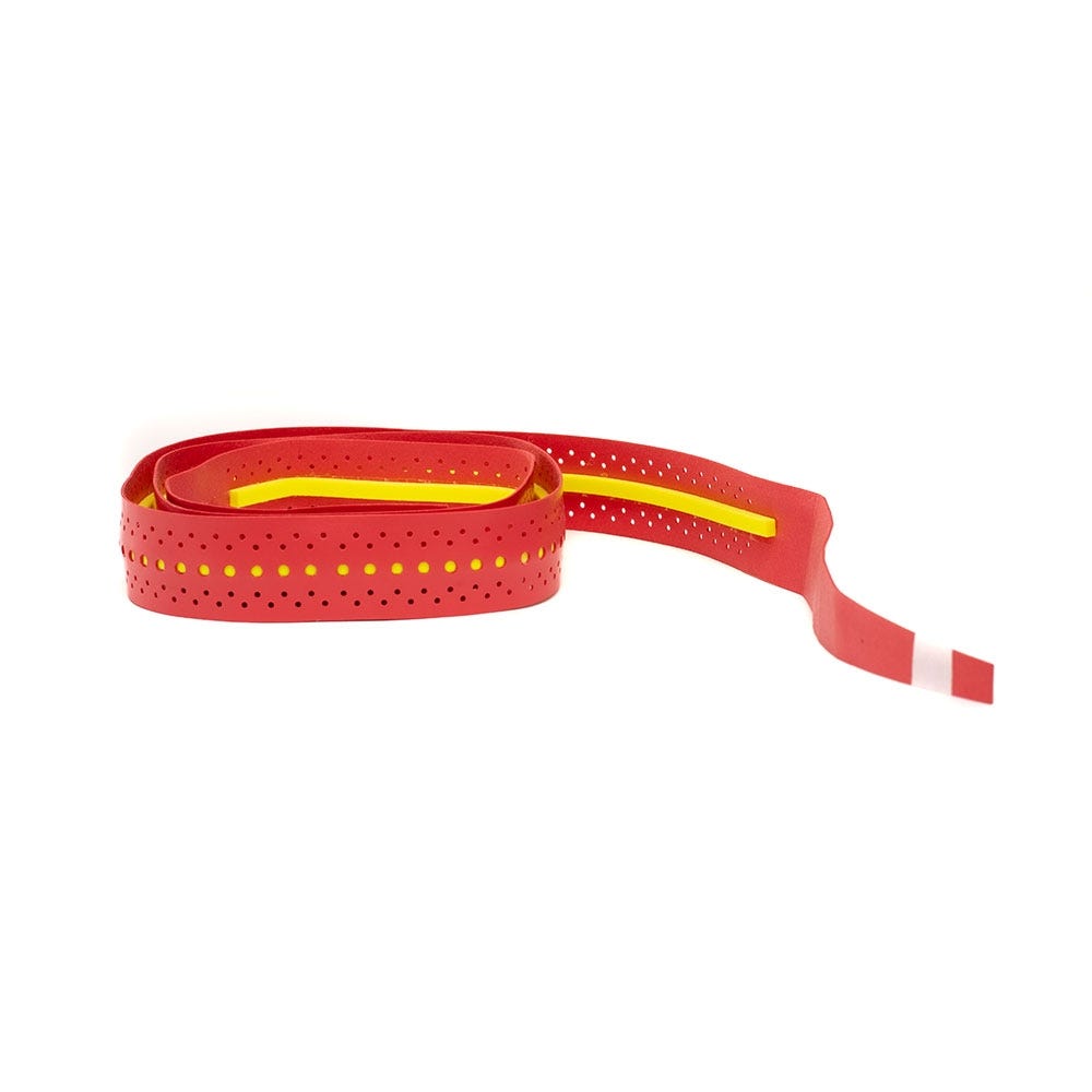 SHOCKOUT DUAL PRO GRIP Y OVERGRIP FUCSIA AMARILLO