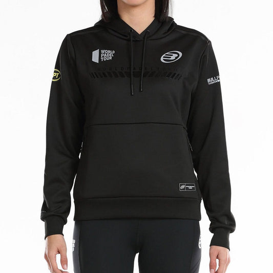 SUDADERA BULLPADEL WPT LESTE MUJER NEGRO