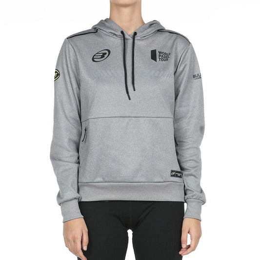 SUDADERA BULLPADEL WPT LESTE MUJER GRIS