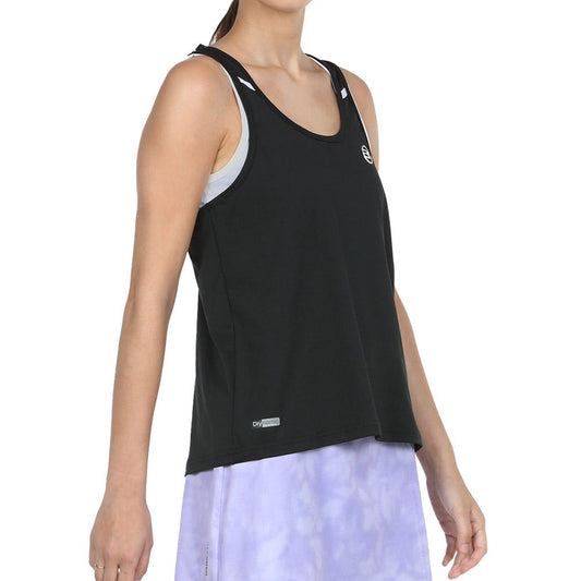 CAMISETA TIRANTES BULLPADEL ERASE NEGRO