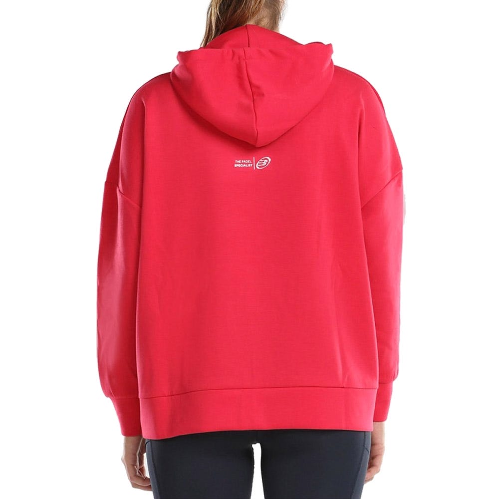 SUDADERA BULLPADEL UBATE MUJER ROSA