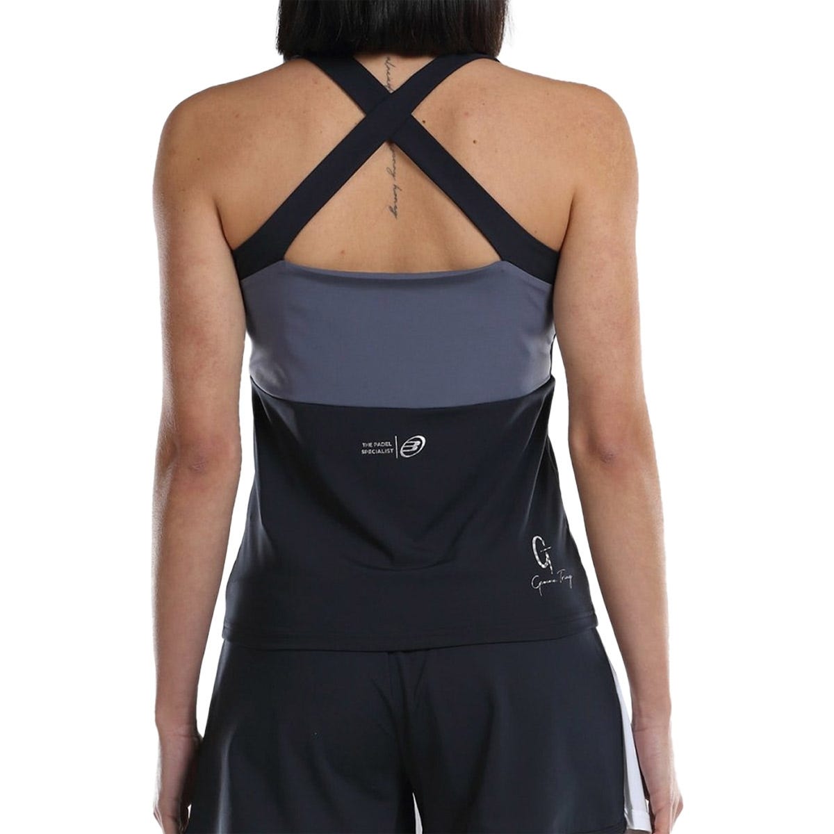 CAMISETA TIRANTES BULLPADEL USELO MUJER AZUL