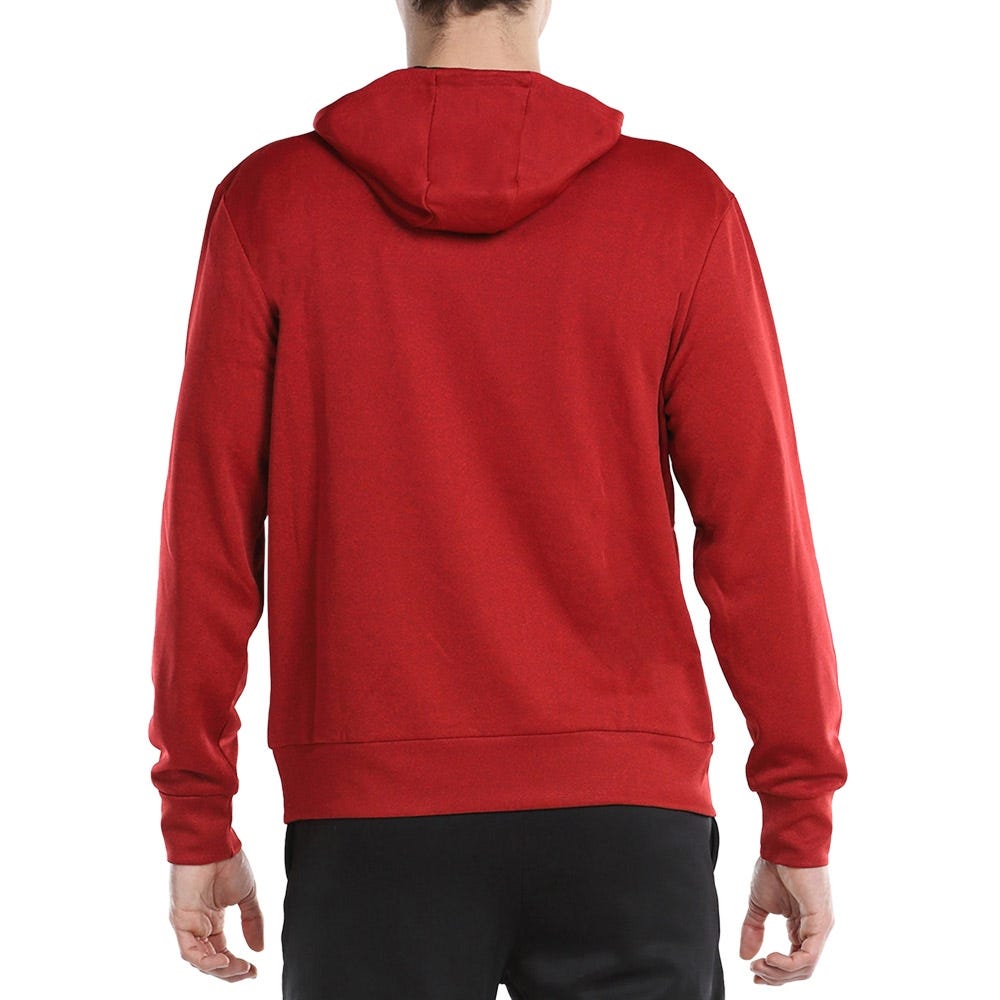 SUDADERA BULLPADEL JAQUE ROJO