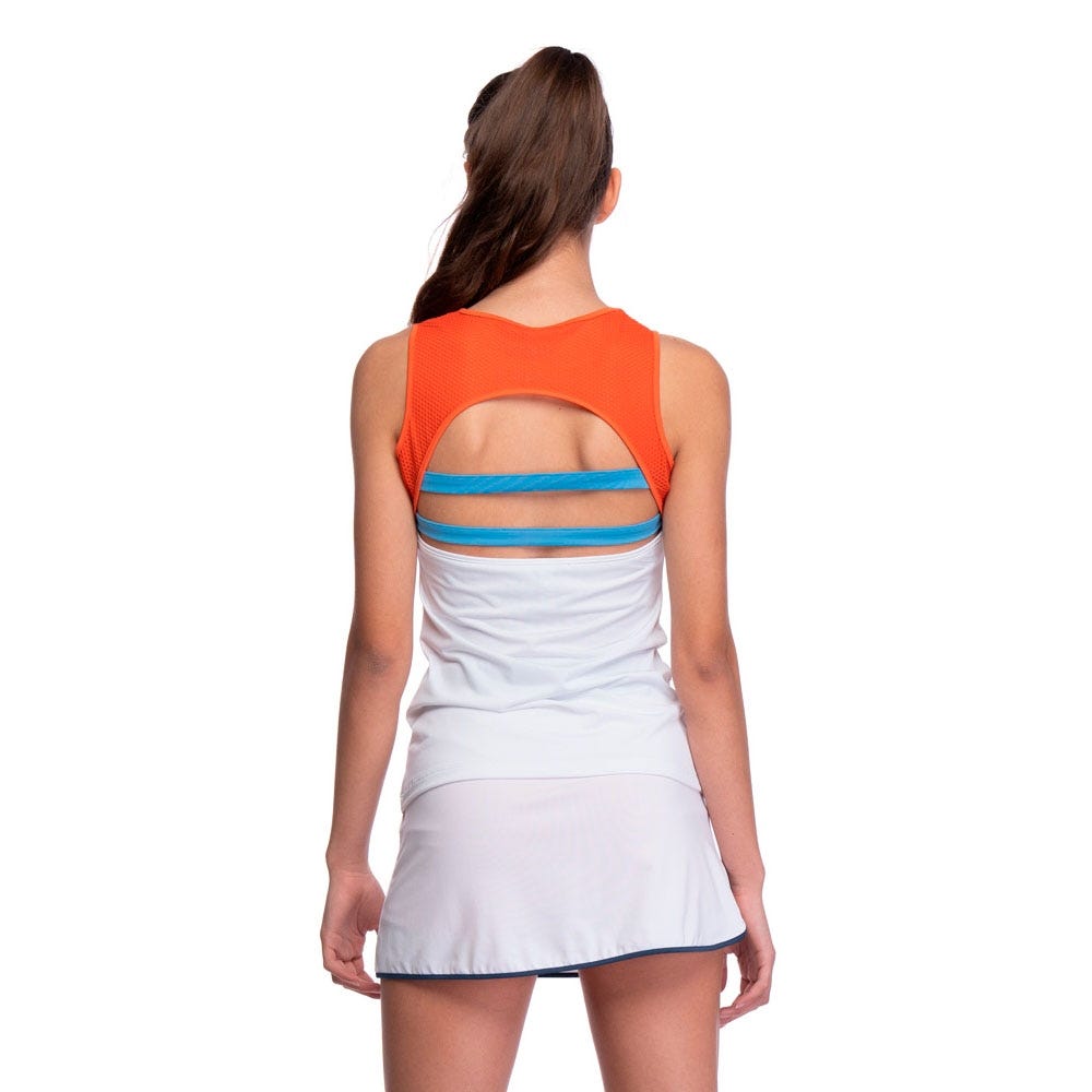 CAMISETA SIN MANGAS SIUX FARENHEIT MUJER NARANJA