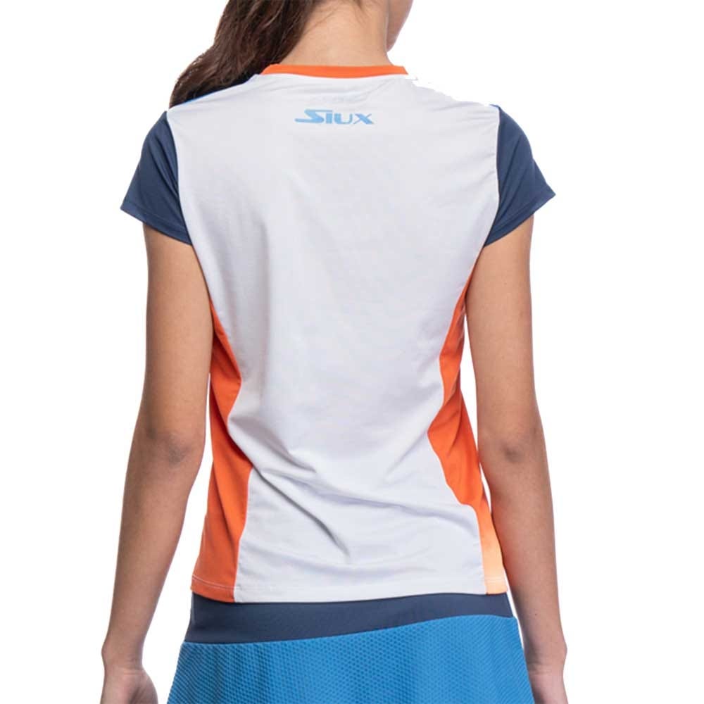 CAMISETA SIUX COLOR BLOCK MUJER BLANCO