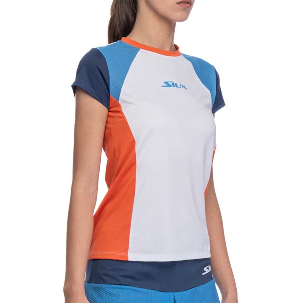 CAMISETA SIUX COLOR BLOCK MUJER BLANCO