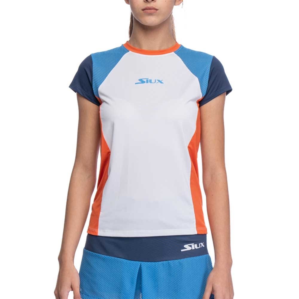 CAMISETA SIUX COLOR BLOCK MUJER BLANCO