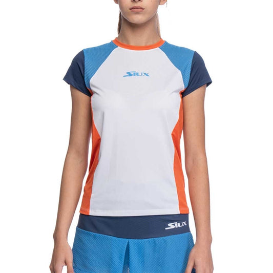 CAMISETA SIUX COLOR BLOCK MUJER BLANCO