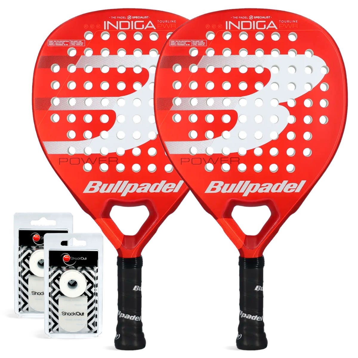 PACK DÚO BULLPADEL INDIGA POWER