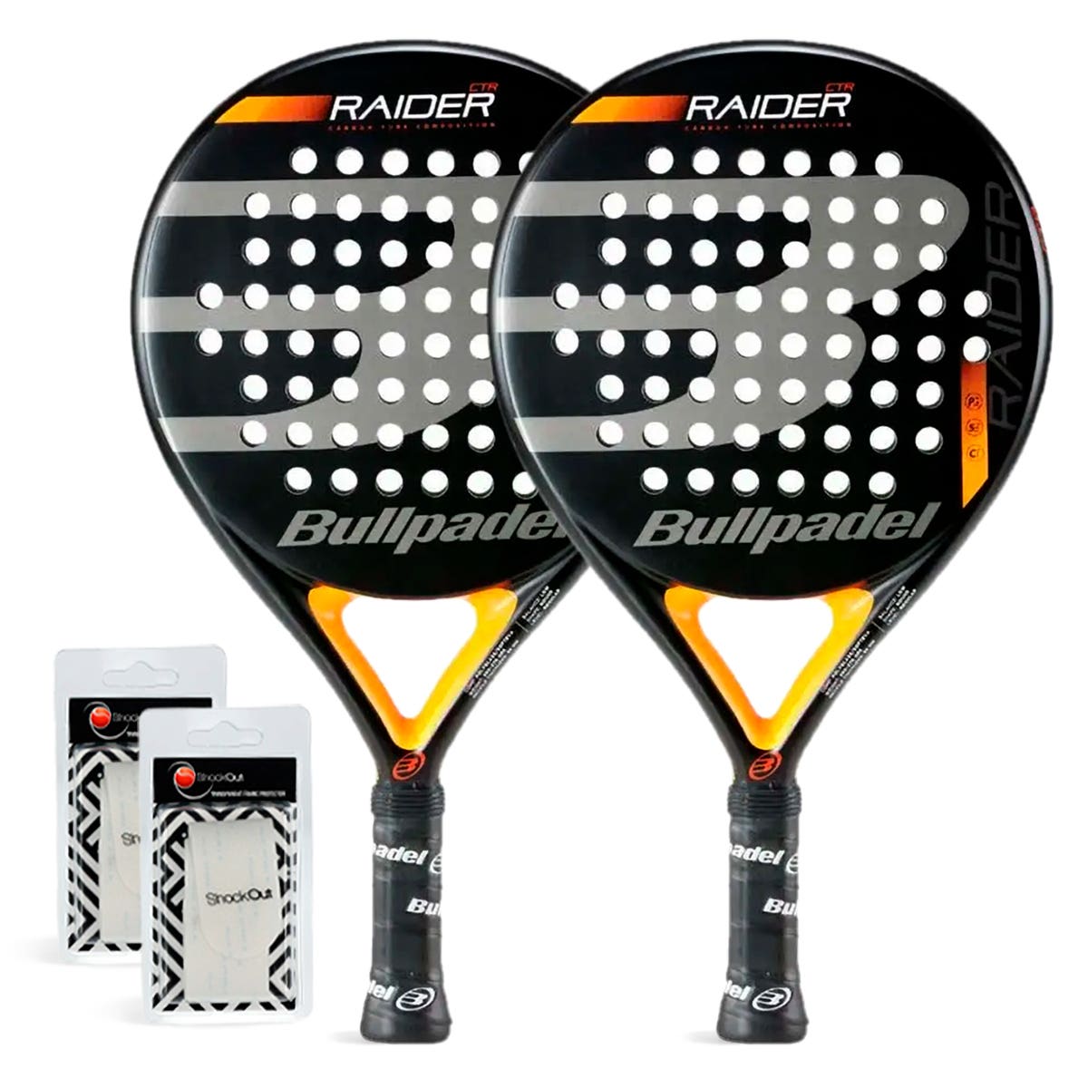 PACK DUO BULLPADEL RAIDER CTRL
