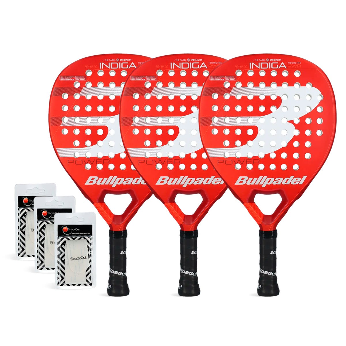 TRIPACK BULLPADEL INDIGA PWR 24
