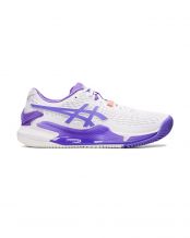 ASICS GEL RESOLUTION 9 CLAY BLANCO MORADO MUJER 1042A224-101