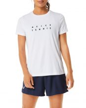 CAMISETA ASICS COURT GRAPHIC TEE BLANCO MUJER