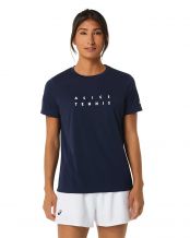 CAMISETA ASICS COURT GRAPHIC TEE AZUL MARINO MUJER