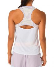 CAMISETA TIRANTES ASICS WOMEN MATCH GRAPHIC TANK GRIS CREMA MUJER