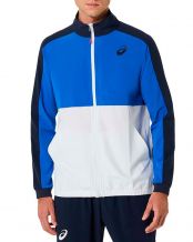 CHAQUETA ASICS MEN MATCH JACKET AZUL BLANCO