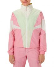 CHAQUETA ASICS TIGER TRACKSUIT ROSA BLANCO MUJER