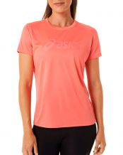 CAMISETA ASICS CORE TOP CORAL MUJER