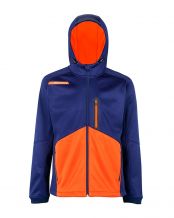 CHAQUETA TECNIFIBRE SHELL 3W MARINO NARANJA