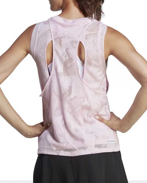 Camiseta ADIDAS Tirantes Mel Rosa Claro Mujer Entrena estilo