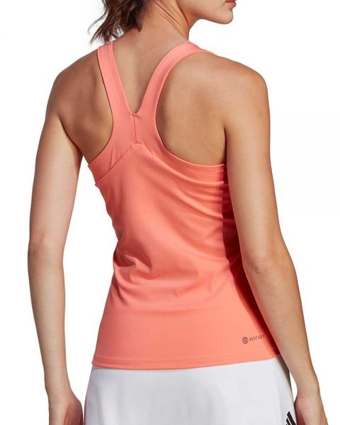 Camiseta tirantes fitness Mujer adidas rosa