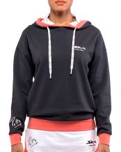 SUDADERA TRILOGY PATTY GRIS ROSA MUJER