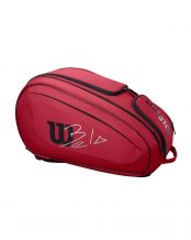 PORTARACCHETTE WILSON BELA SUPER TOUR PADEL BAG ROSSO